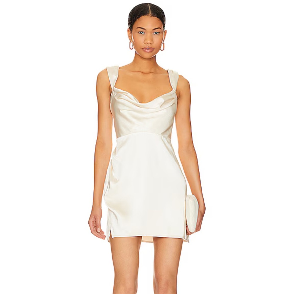 Runway the Label Havanna Mini Dress in Ivory